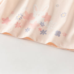 Dave&Bella Toddler Girls/Boys Playful Print Lightweight Cotton T-shirt Tops