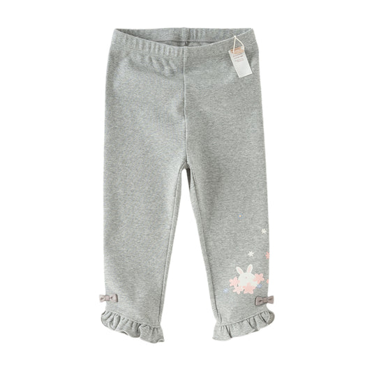 Dave&Bella Toddler Girls Pink/Light Grey Comfortable Versatile Leggings