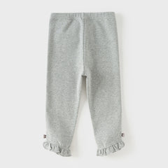 Dave&Bella Toddler Girls Pink/Light Grey Comfortable Versatile Leggings