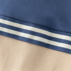 Dave&Bella Baby Boys Blue Long Sleeve Casual Rompers