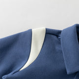 Dave&Bella Baby Boys Blue Long Sleeve Casual Rompers