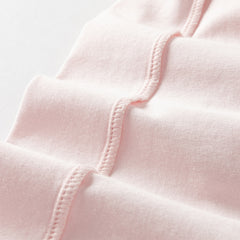 Dave&Bella Baby Girls Sweet Pink Long Sleeve Soft Indoor Mesh Rompers