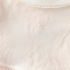 Dave&Bella Baby Girls Cute Light Pink Doll Collar Long Sleeve Soft Rompers