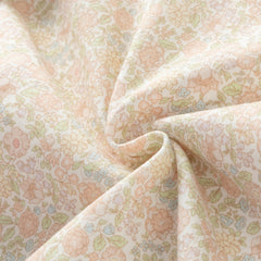 Dave&Bella Baby Girls Summer Cute Floral Print Long Sleeve Cotton Breathable Rompers