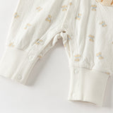 Dave&Bella Baby Girls/Boys Summer Bear Print Comfortable Cotton Rompers
