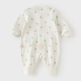 Dave&Bella Baby Girls/Boys Summer Bear Print Comfortable Cotton Rompers