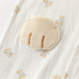 Dave&Bella Baby Girls/Boys Summer Bear Print Comfortable Cotton Rompers