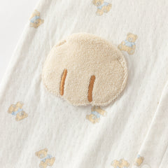 Dave&Bella Baby Girls/Boys Summer Bear Print Comfortable Cotton Rompers