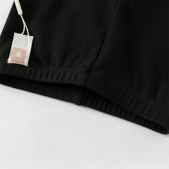 Dave&Bella Toddler Girls Sweet Black/Apricot Stretchable Slim Leggings