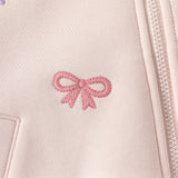 Dave&Bella Toddler Girls Sweet Pink Outwear Turtle Collar Comfortable Jackets
