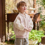 Dave&Bella Toddler Girls Sweet Pink Outwear Turtle Collar Comfortable Jackets