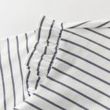Dave&Bella Toddler Girls Fashion Navy Blue Striped Lightweight Cotton T-shirt Tops