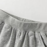Dave&Bella Toddler Girls Navy Blue/Light Grey Loose Sports Casual Pants