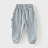Dave&Bella Toddler Boys/Girls Versatile Adjustable-waistband Loose Drawstring Pants