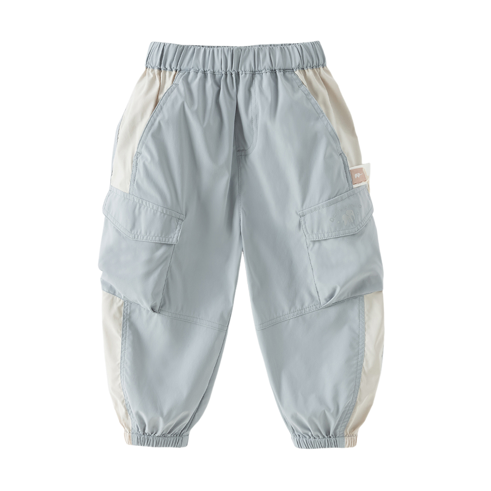 Dave&Bella Toddler Boys/Girls Versatile Adjustable-waistband Loose Drawstring Pants