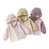 Dave&Bella Toddler Girls/Boys Outwear Casual Long Sleeve Hooded Jackets