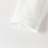 Dave&Bella Kids Boys Beige Turndown Collar Long Sleeve Cotton Shirts Tops