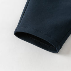 Dave&Bella Toddler Boys Light Grey Dog Print Long Sleeve Top Pant Suits