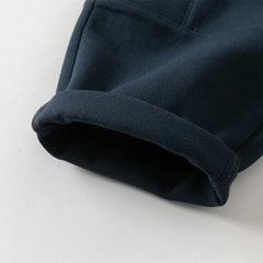 Dave&Bella Toddler Boys Light Grey Dog Print Long Sleeve Top Pant Suits