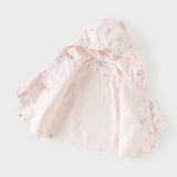 Dave&Bella Toddler Girls/Boys Multi-color Cute Print Outwear Hooded Jackets