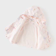 Dave&Bella Toddler Girls/Boys Multi-color Cute Print Outwear Hooded Jackets