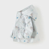 Dave&Bella Toddler Girls/Boys Multi-color Cute Print Outwear Hooded Jackets