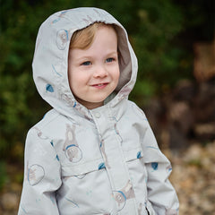 Dave&Bella Toddler Girls/Boys Multi-color Cute Print Outwear Hooded Jackets