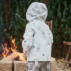 Dave&Bella Toddler Girls/Boys Multi-color Cute Print Outwear Hooded Jackets