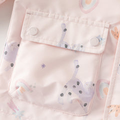 Dave&Bella Toddler Girls/Boys Multi-color Cute Print Outwear Hooded Jackets