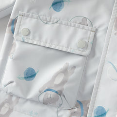 Dave&Bella Toddler Girls/Boys Multi-color Cute Print Outwear Hooded Jackets