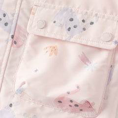 Dave&Bella Toddler Girls/Boys Multi-color Cute Print Outwear Hooded Jackets