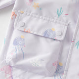 Dave&Bella Toddler Girls/Boys Multi-color Cute Print Outwear Hooded Jackets
