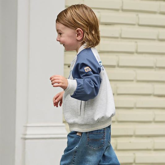 Dave&Bella Toddler Boys Casual Blue Turtle Outwear Long Sleeve Jackets