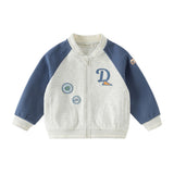 Dave&Bella Toddler Boys Casual Blue Turtle Outwear Long Sleeve Jackets