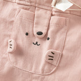 Dave&Bella Toddler Girls/Boys Pink/Green Cute Comfortable Drawstring Versatile Pants