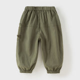 Dave&Bella Toddler Girls/Boys Pink/Green Cute Comfortable Drawstring Versatile Pants