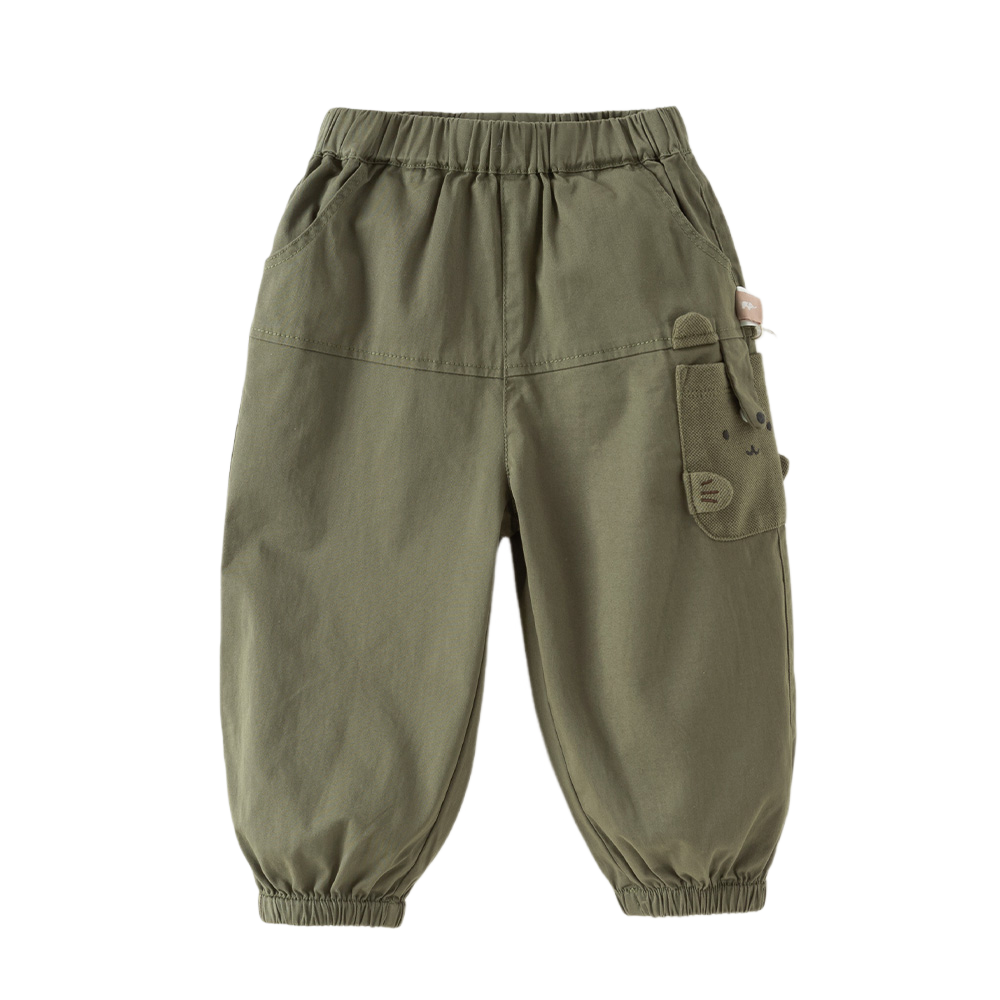 Dave&Bella Toddler Girls/Boys Pink/Green Cute Comfortable Drawstring Versatile Pants