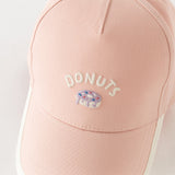 Dave&Bella Toddler Boys/Girls Breathable Beige/Pink Cotton Baseball Caps