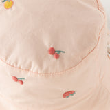 Dave&Bella Toddler Girls Peach Pink Breathable Cotton Fisherman Hats