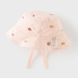 Dave&Bella Toddler Girls Peach Pink Breathable Cotton Fisherman Hats