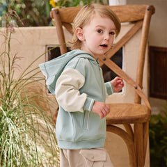 Dave&Bella Toddler Boys/Girls Green/Pink Cute Animal-shaped Outwear Hooded Coats