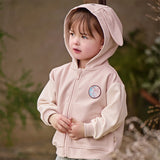 Dave&Bella Toddler Boys/Girls Green/Pink Cute Animal-shaped Outwear Hooded Coats