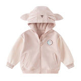 Dave&Bella Toddler Boys/Girls Green/Pink Cute Animal-shaped Outwear Hooded Coats