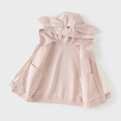 Dave&Bella Toddler Boys/Girls Green/Pink Cute Animal-shaped Outwear Hooded Coats