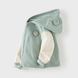 Dave&Bella Toddler Boys/Girls Green/Pink Cute Animal-shaped Outwear Hooded Coats