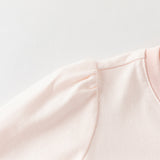 Dave&Bella Toddler Girls Summer Sweet Pink Comfortable Top Mesh Skirt Suits