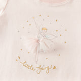 Dave&Bella Toddler Girls Summer Sweet Pink Comfortable Top Mesh Skirt Suits