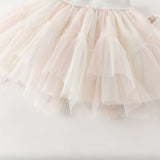 Dave&Bella Toddler Girls Summer Sweet Pink Comfortable Top Mesh Skirt Suits