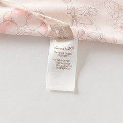 Dave&Bella Baby Girls Pink Floral Rabbit-style Indoor Comfortable Rompers