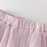 Dave&Bella Toddler Girls Purple Pink Floral Print Chinese-style Turtle Top Mesh Skirt Suits